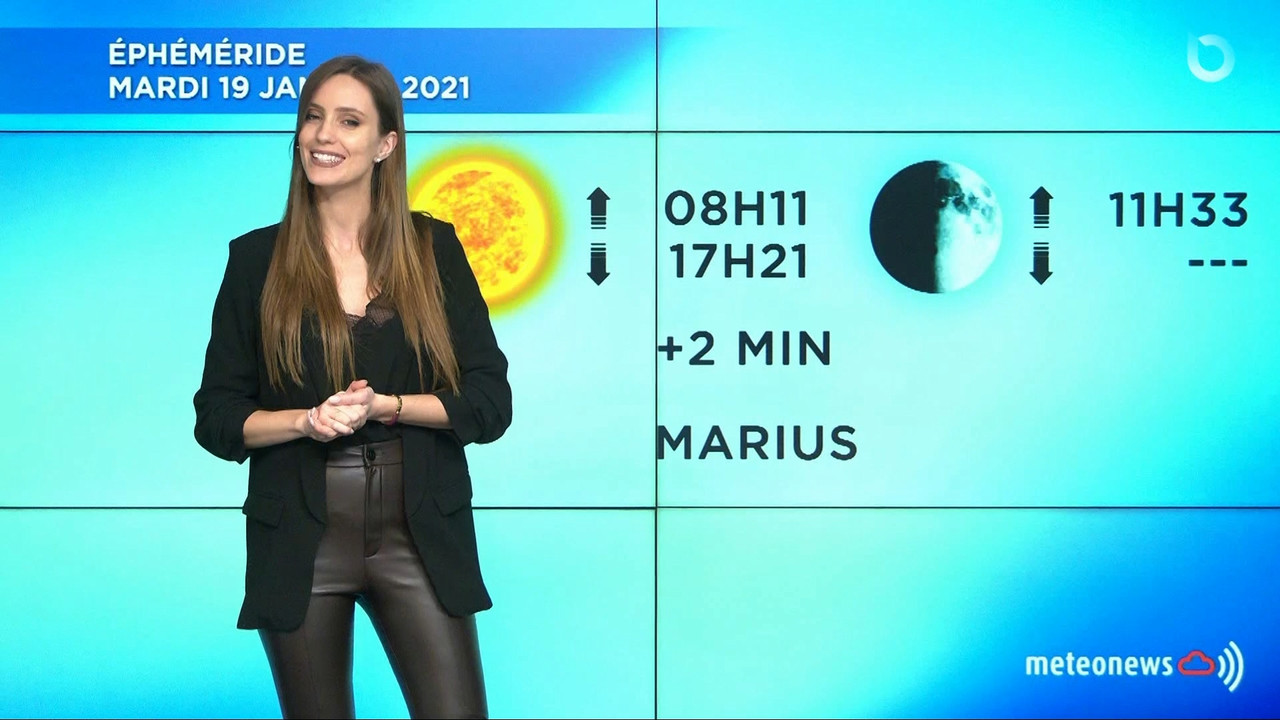 01.18 - 17.55.00 - La météo. Les nouvelles du ciel présentées par Ell....ts_snapshot_09.00.043