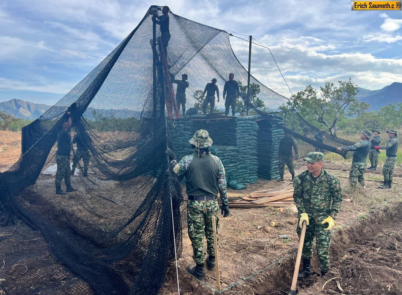 Colombia tests its first anti-drone mesh system