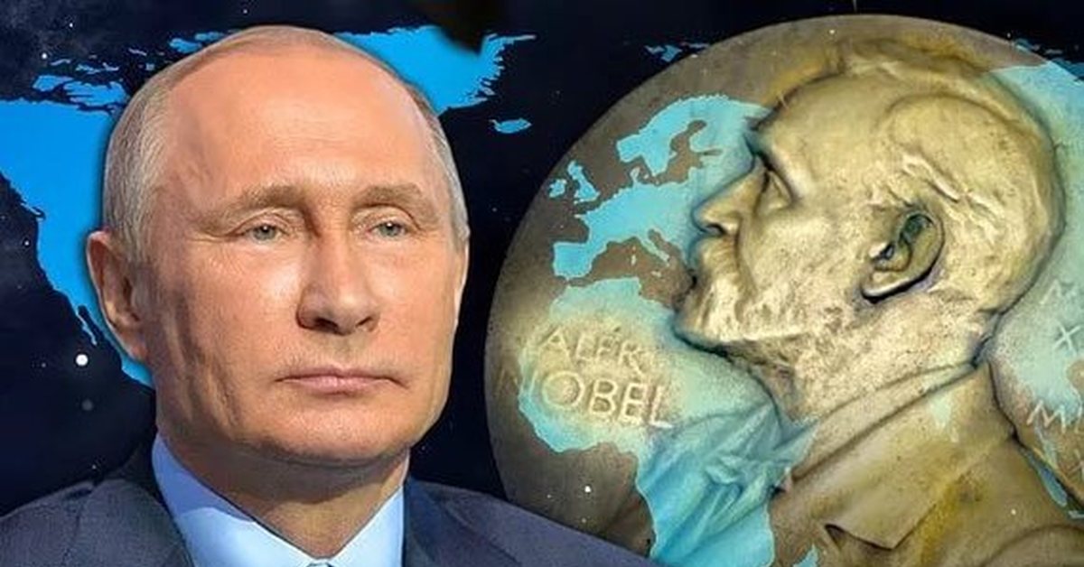 Vladimiras Putinas nominuotas A. Nobelio taikos premijai