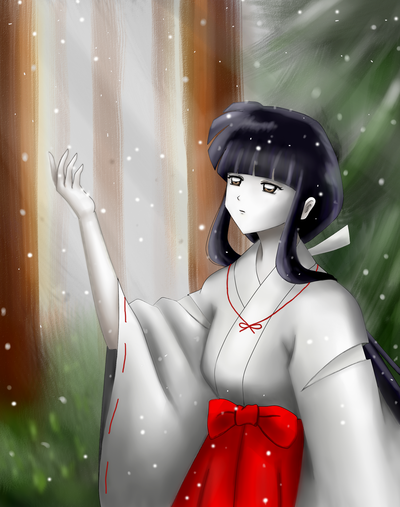 Hình vẽ Kikyou, Kagome, Sango bộ Inuyasha - Page 15 Pure_as_snow_by_inukikaxd-d5ssdrb