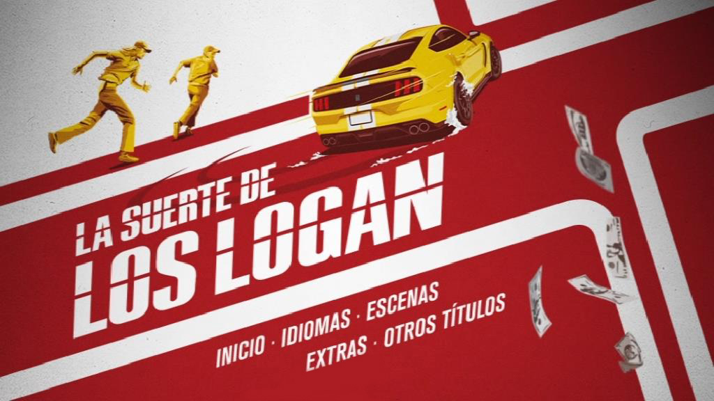 LOGAN LUCKY MENU - La suerte de los Logan (Logan Lucky) [2017] [Comedia] [DVD9] [PAL] [Leng. ESP/ENG] [Subt. Español]
