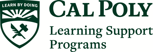 Cal Poly Learning Support Center Logo