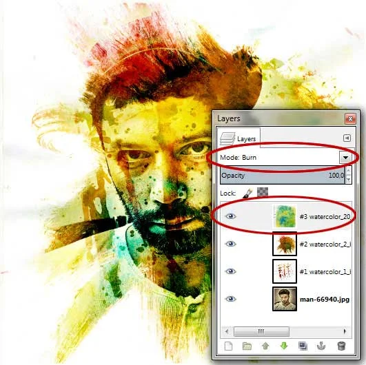 5b-Add-a-texture-and-change-its-mode-to-Burn-min
