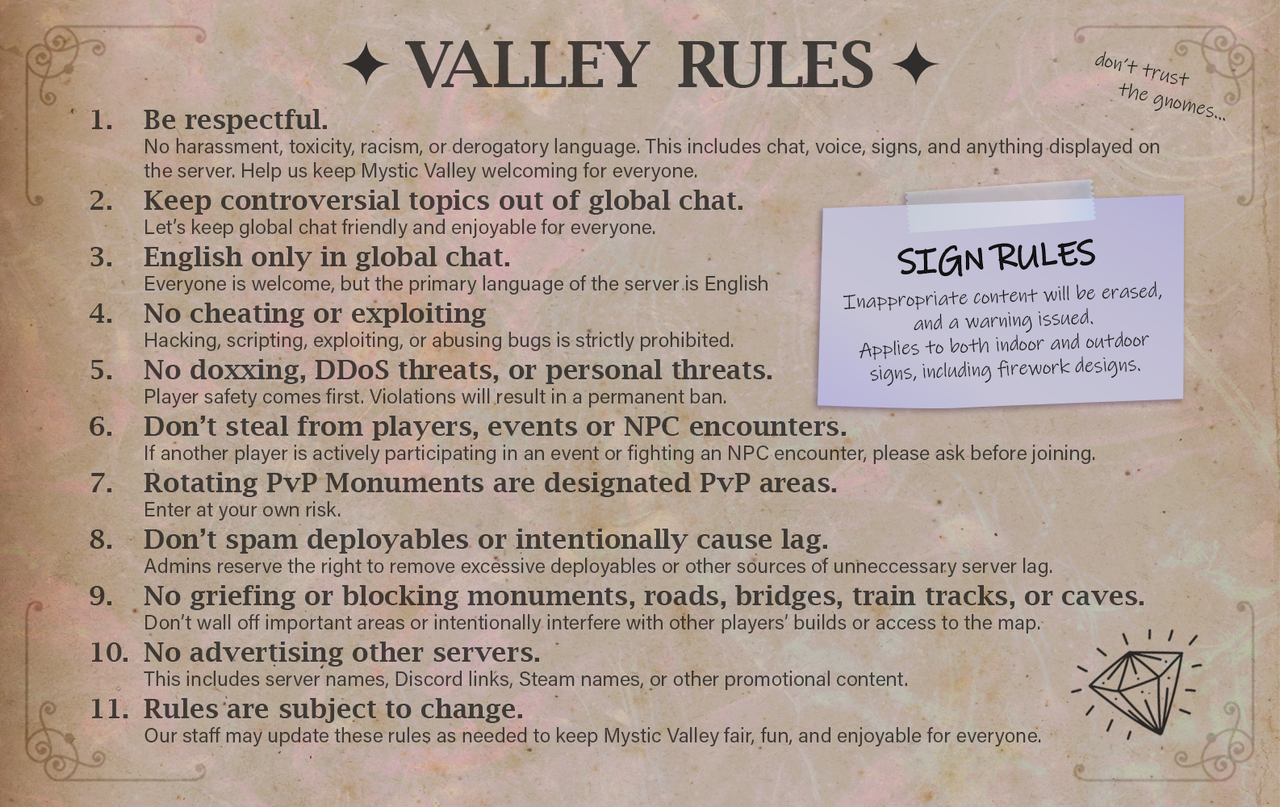 rules