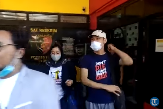 Ferdian Paleka dibebaskan dari tahanan
