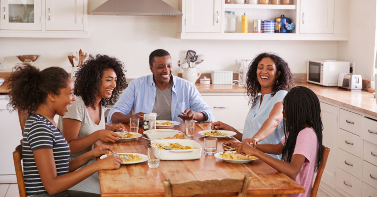 Eat Suppers Together Without Distractions