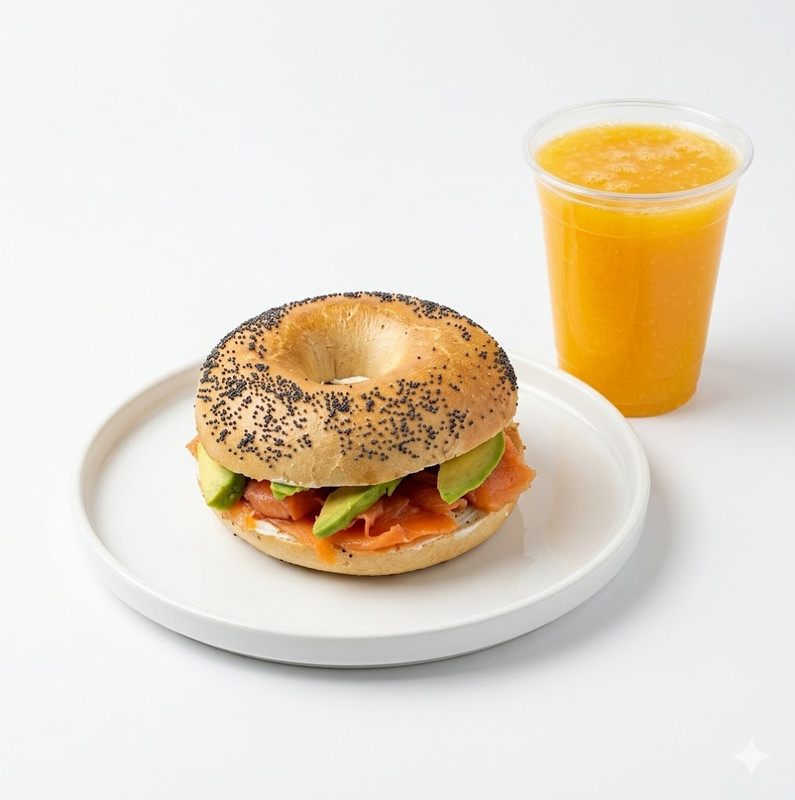 Green Bagel Combo