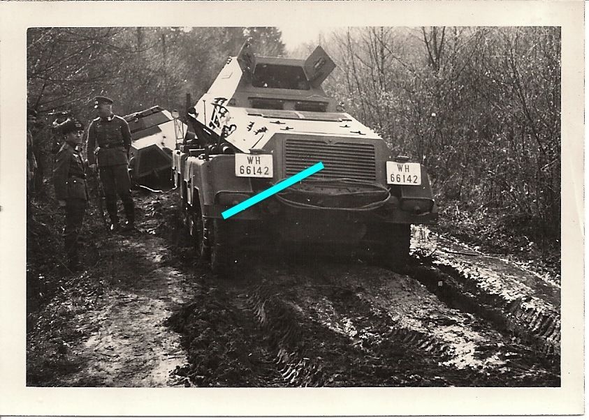 Foto Sdkfz Panzer Spähwagen Panzermann