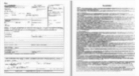 Blurred document