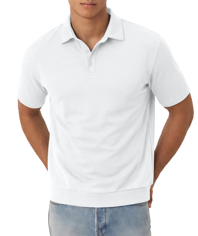 PRCM2603026A white polo shirts for men 1