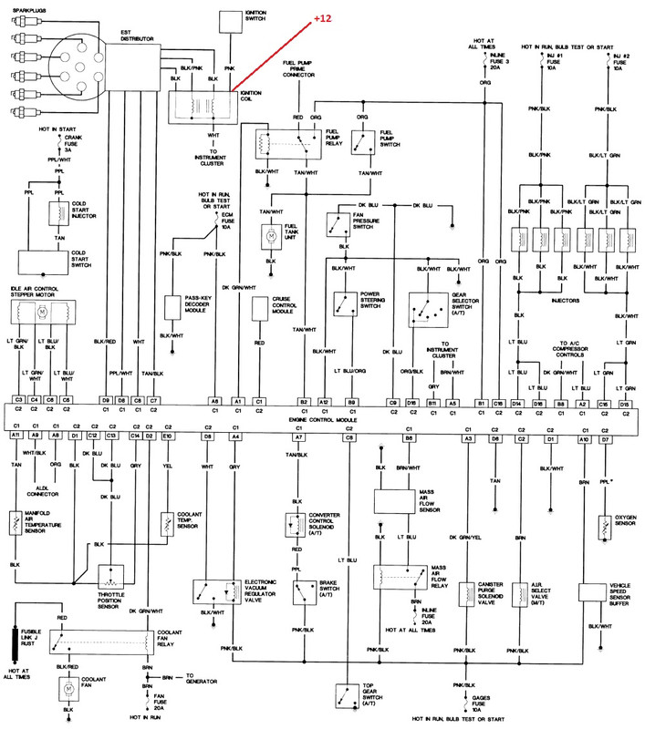 Fig28_1987_2_8L_fuel_injected_engine_wiring - A