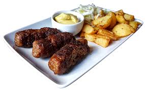 Mici cu cartofi prajiti