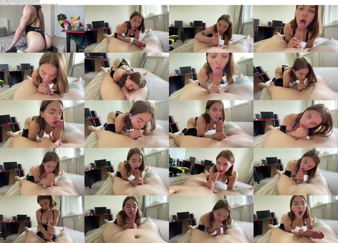 127-Russian Slut Sucks All The Sperm From The Cock Cum On Tits_s