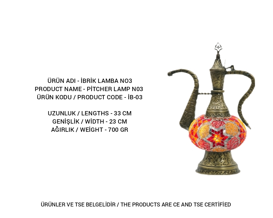 IB-03 mosaic lamp