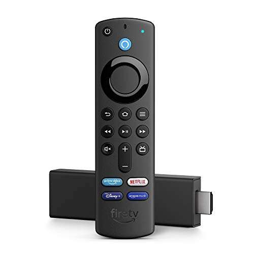 Amazon: Fire TV Stick 4K con control remoto por voz Alexa (incluye control de TV) y Dolby Vision 