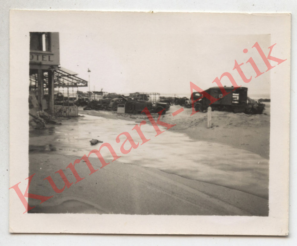 Foto Luftwaffe Frankreich Dünkirchen Beute Techn