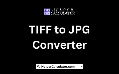 TIFF to JPG Converter
