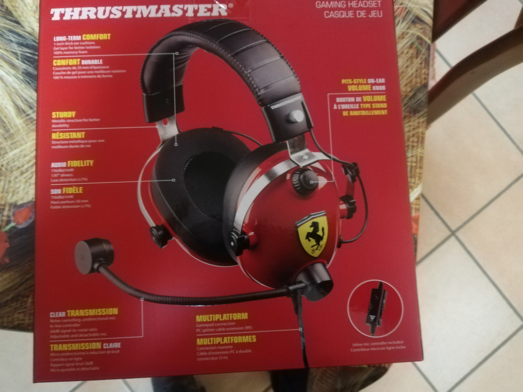 Ferrari T.Racing Scuderia Ferrari Edition gaming headset by Thrustmaster  Man | Ferrari Store