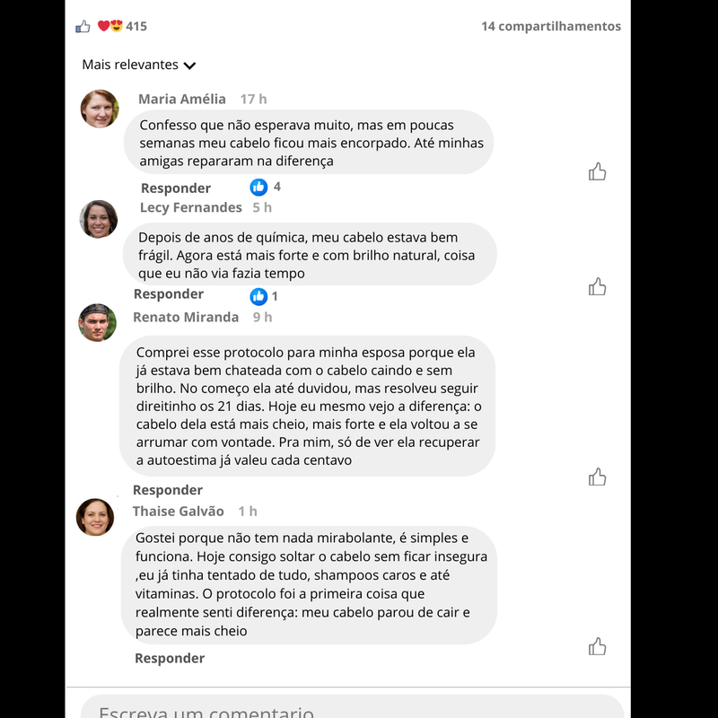 Depoimento de cliente 1