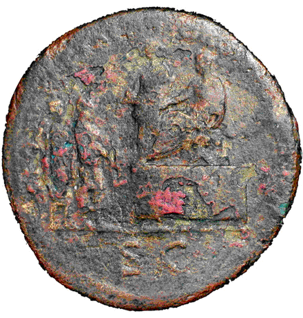 Glosario de monedas romanas. ORBIS TERRARVM. 8