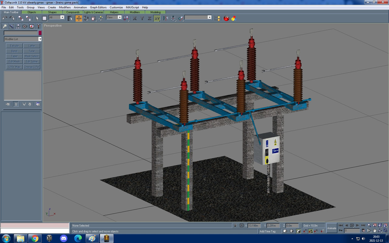 Odłacznki 110kV otwarty