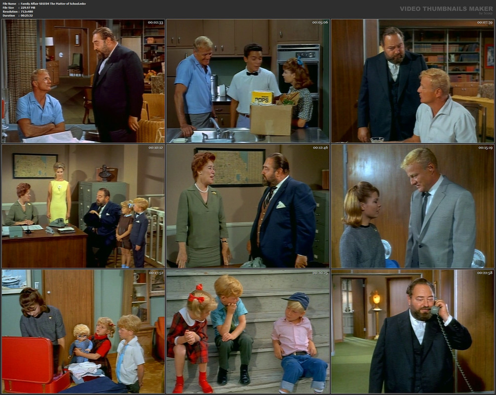 Family Affair S01E04 The Matter of School.mkv