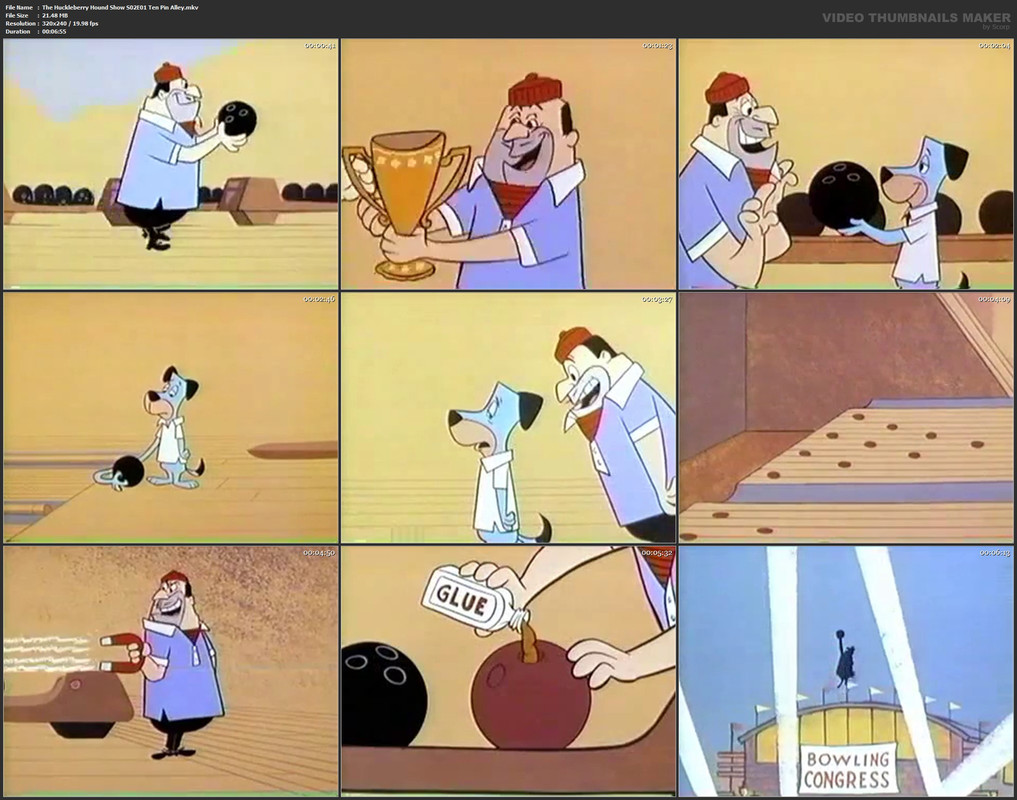 The Huckleberry Hound Show S02E01 Ten Pin Alley.mkv
