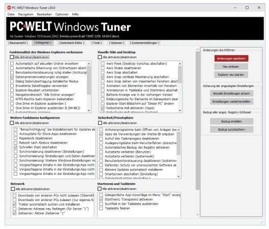 Windows-Tuner v24.0 (by PC-Welt) [DE]