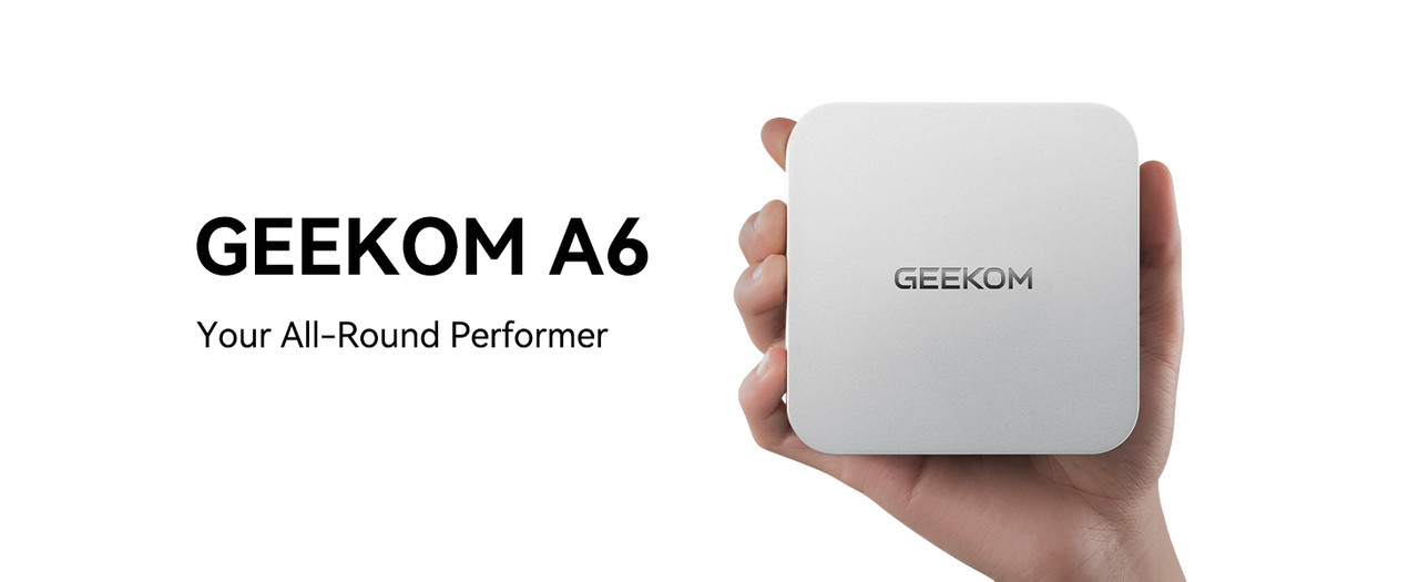 GEEKOM NUC A6 ミニPC |AMD Ryzen R7-6800H 搭載
