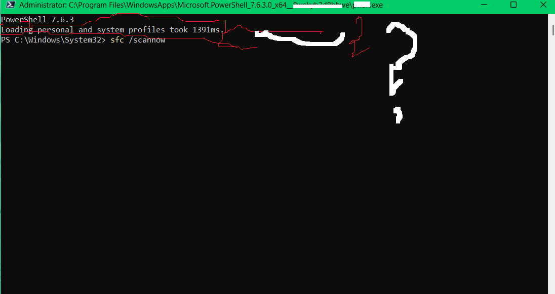 powershell bizarre