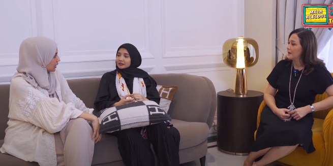 Shireen Sungkar, Zaskia Sungkar, dan Maia Estianty.