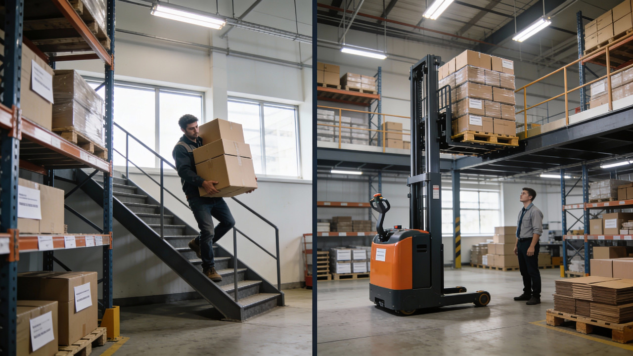 Грузовые подъемники в логистике малого бизнеса