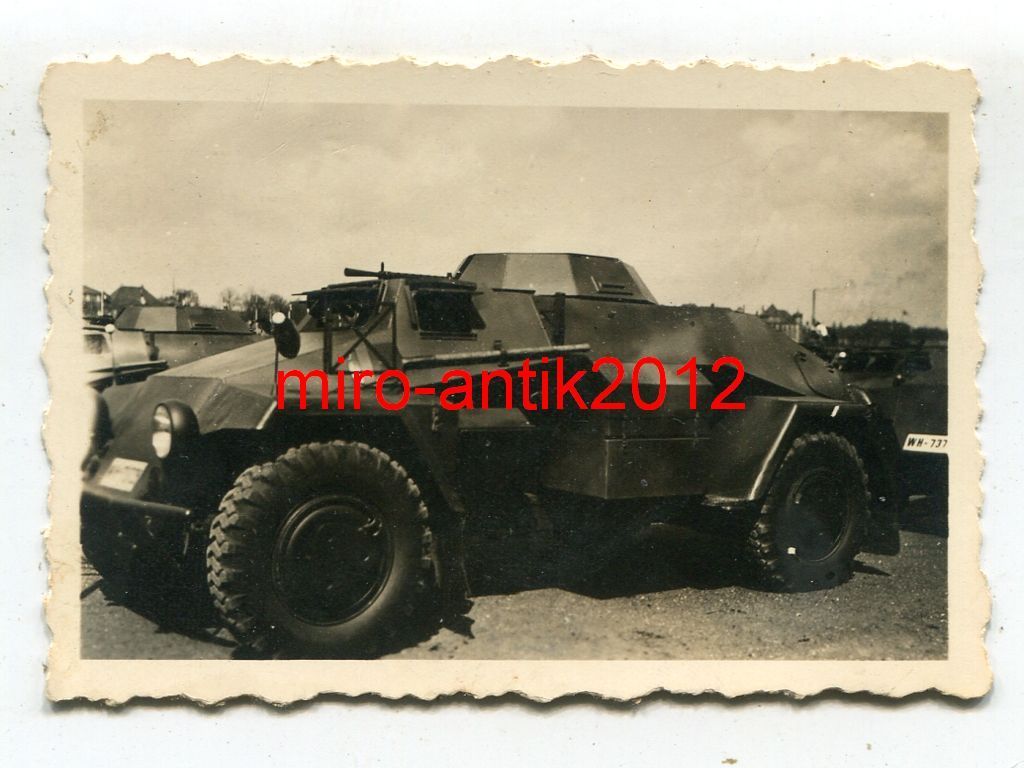 Foto, Wehrmacht, Panzerspähwagen, Sdkfz, Nahaufn