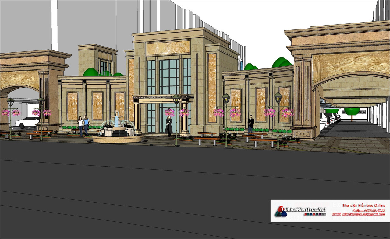 9-model-phoi-canh-3d-file-sketchup-biet-thu-lau-dai-phap-co68 (3