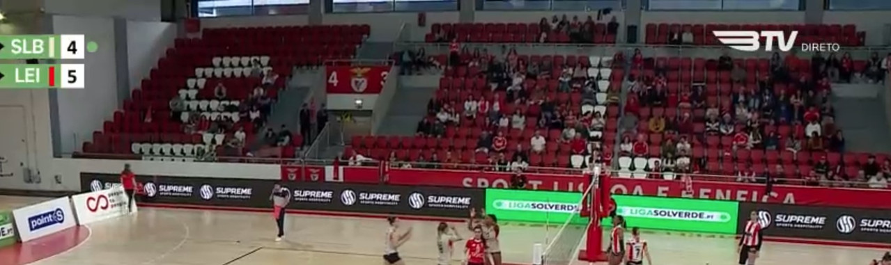 Benfica Volei Feminino Playoffs Vazio
