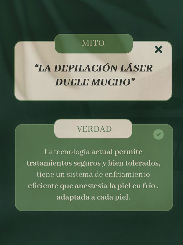 Mito y verdad sobre depilación láser 2