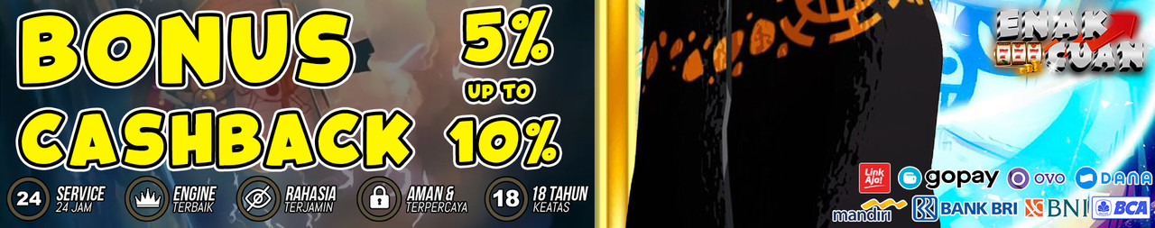 CASHBACK SLOT 10% & CASHBACK LIVECASINO / SPORT 5%