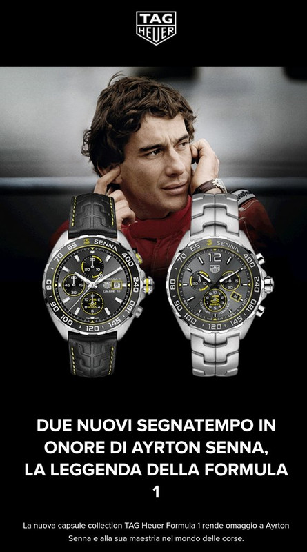 Tag Heuer Calibre 16 Ayrton Senna - Watchrules - Forum Orologi