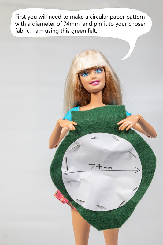 Sewing With Barbie, Making Berets 2_min_tommy_gunn_and_beret-10