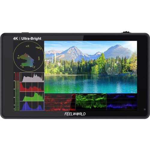 jual FeelWorld LUT6S 6Inch HDR/3D LUT 4K HDMI and SDI Touchscreen Field harga spesifikasi