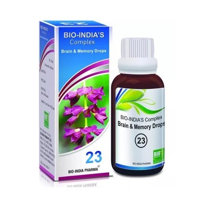 Bio India Brain & Memory Drops (30ml)