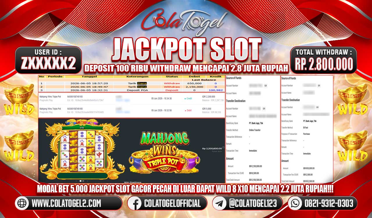 JACKPOT SLOT GACOR!!