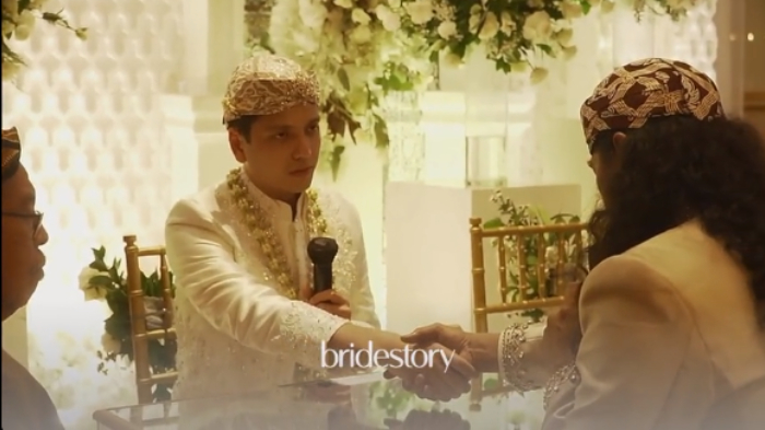 Foto pernikahan Glenca Chysara dan Rendi Jhon 