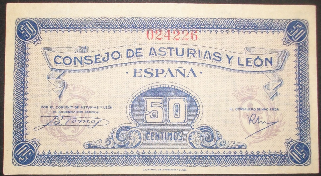 Guerra Civil 1936 - 1939 Catálogo del Billete Español en Imperio Numismático 005