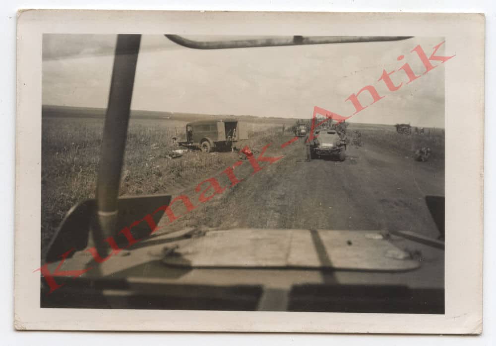 Foto Wehrmacht Litauen Russland Panzer Spähwagen