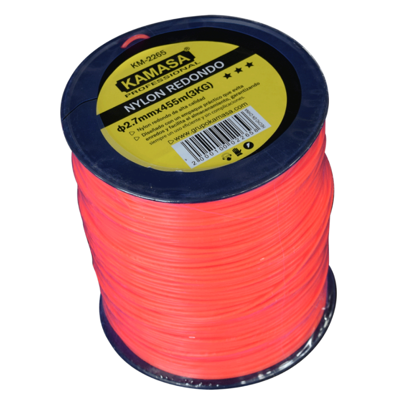 NYLON REDONDO φ2.7mmx455m 3KG KAMASA