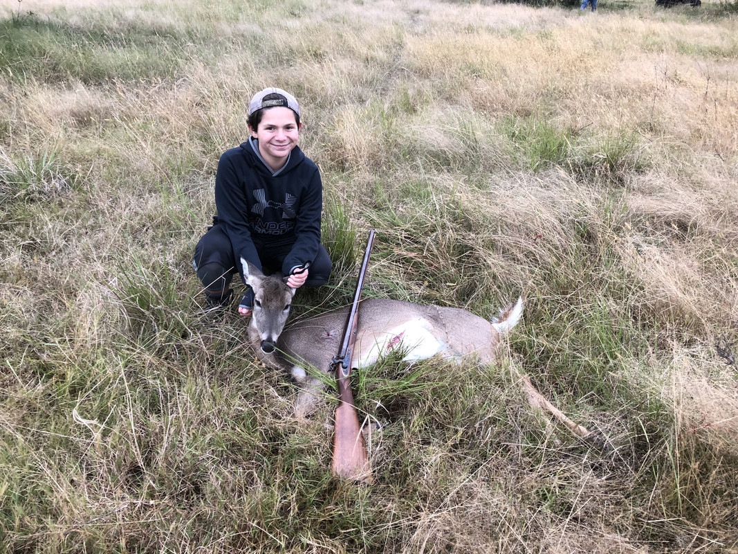 Young 'uns first muzzleloader deer .62 smoothie IMG-6575