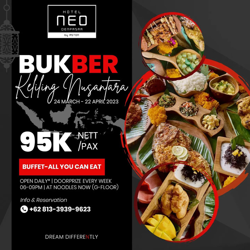 Hotel NEO Denpasar, satu di antara hotel di Denapasar yang menawarkan paket bukber murah meriah.