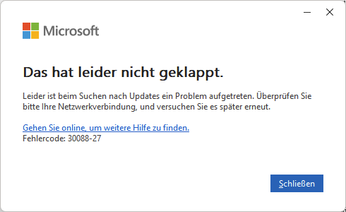 Microsoft Office Click2Run update broken? Error code 30088-27Born's Tech  and Windows World