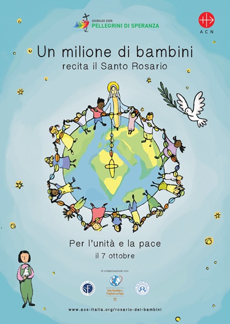 Per l’unità e la pace: Un milione di bambini recita il Santo Rosario – 7 ottobre 2025 dans Articoli di Giornali e News Un-milione-di-bambini-recita-il-Santo-Rosario